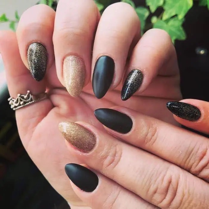 Black & Gold Nail Designs 51 Fabulous Ways To Rock'em