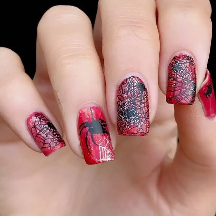 60 Stunning Red & Black Nail Designs You'll Love to Try