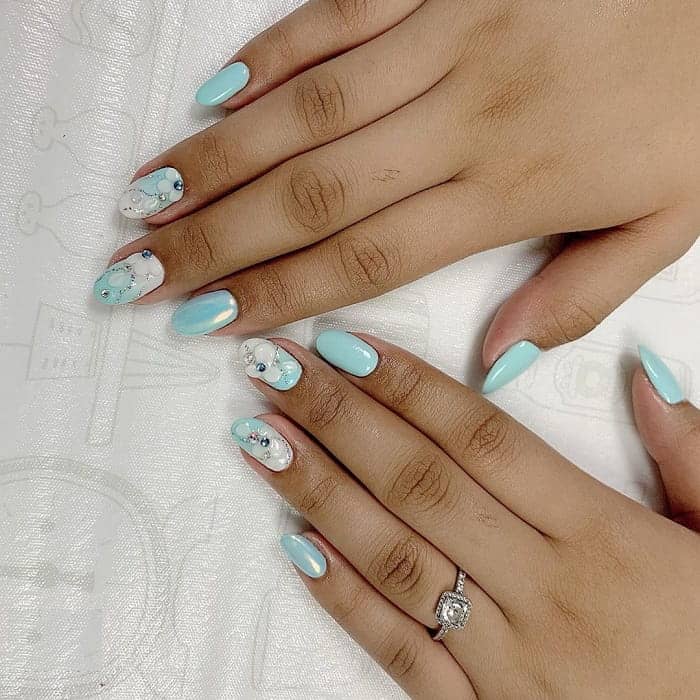 35 Light Blue Nails You’ll Fall In Love With Thuy San Plus