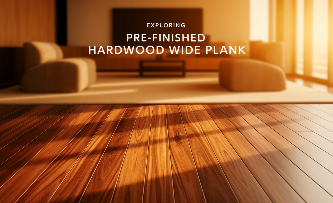 Exploring Pre-Finished Hardwood Wide Plank