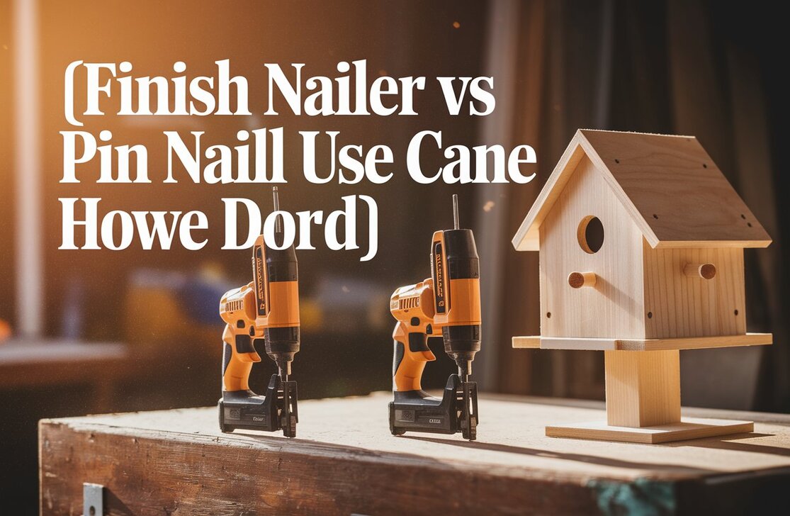 Finish Nailer vs Pin Nailer Use Case Home Depot