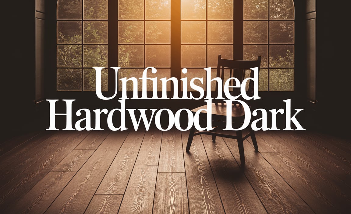 Unfinished Hardwood Dark