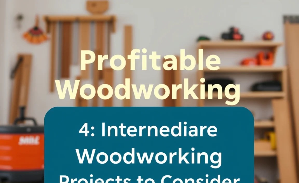 4. Intermediate Woodworking Projects to Consider