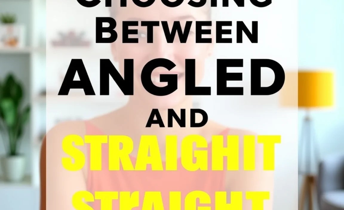 Choosing Between Angled and Straight: Essential Guide