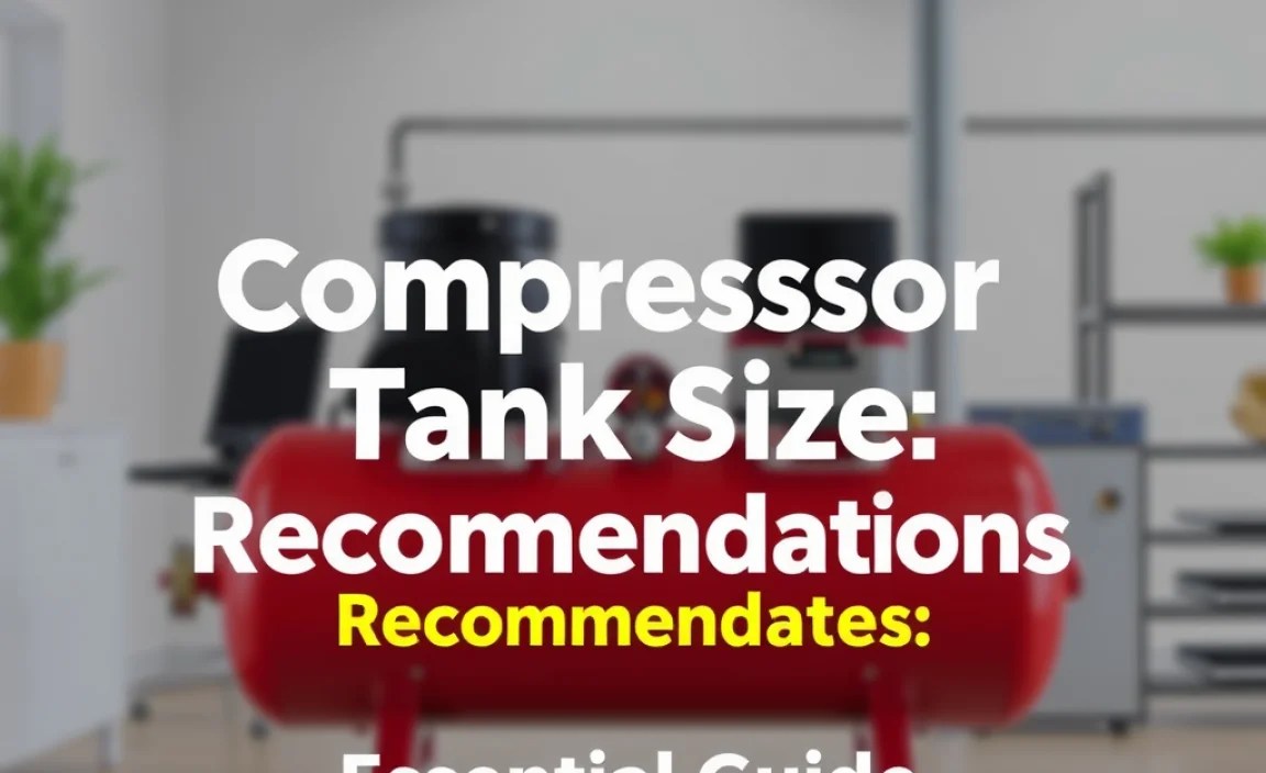 Compressor Tank Size Recommendations: Essential Guide