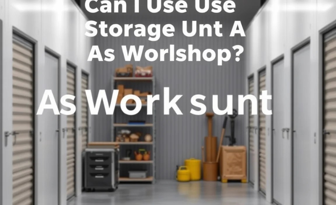 Considerations Before Setting Up a Workshop
