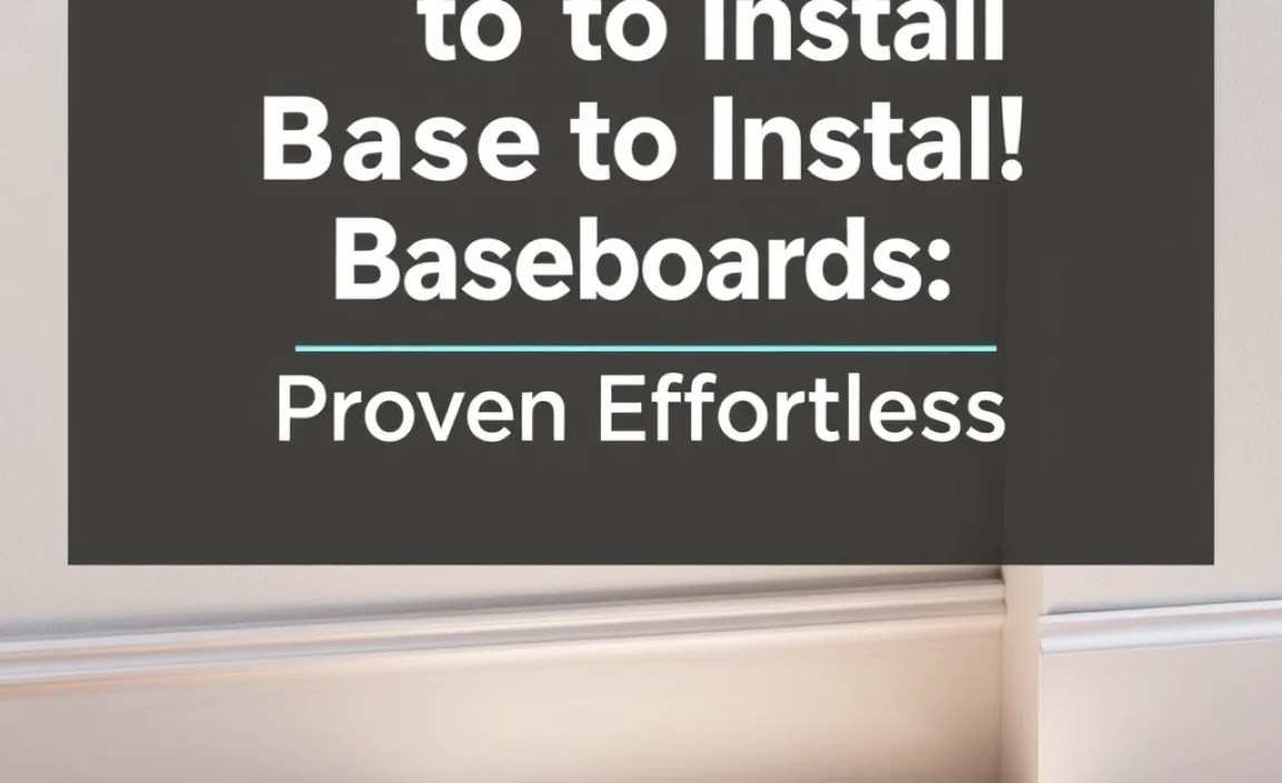 Cutting Baseboards: Mastering the Angles