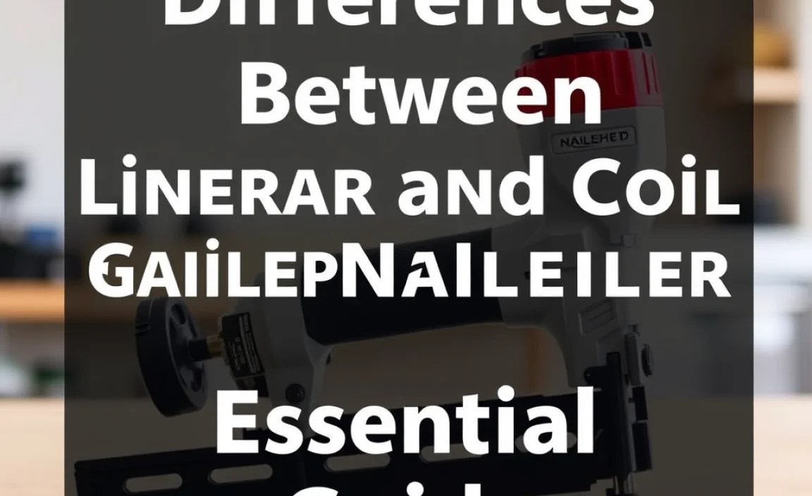 Differences Between Linear and Coil Nailers: Essential Guide