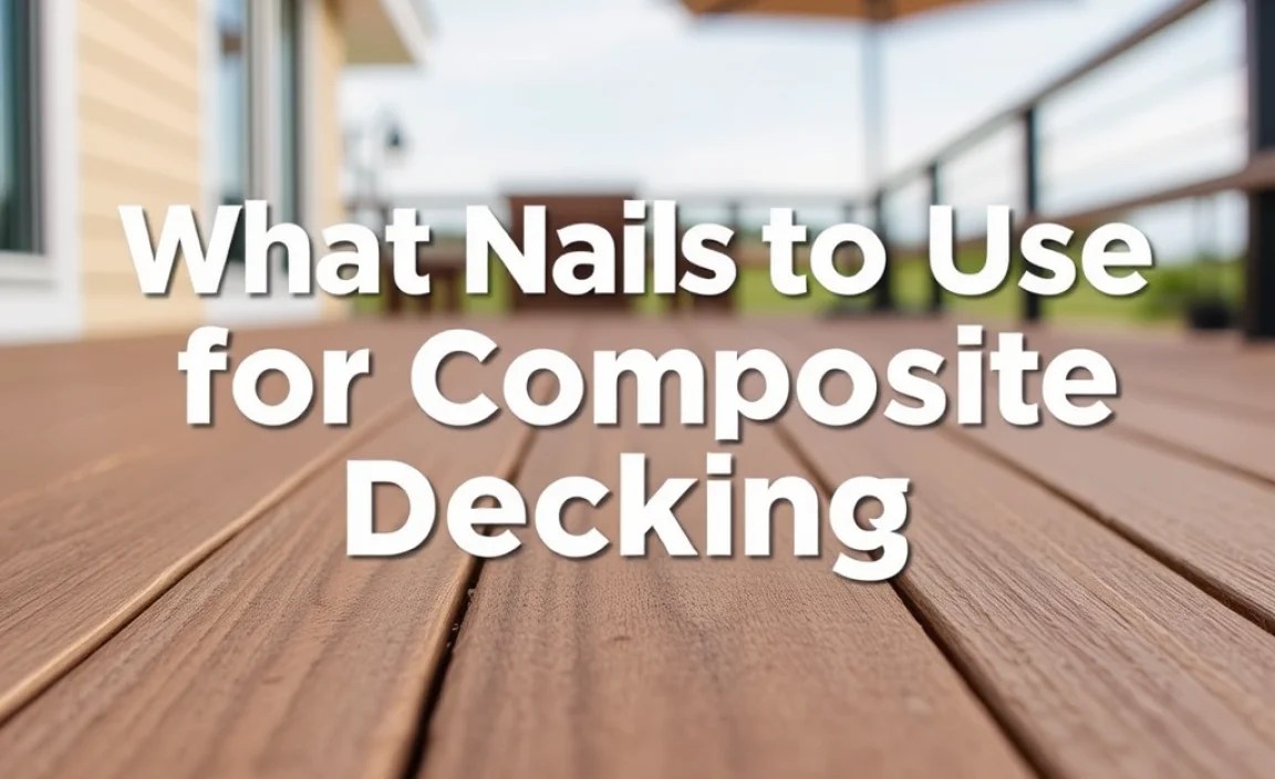 Fastener Considerations for Different Composite Decking Types