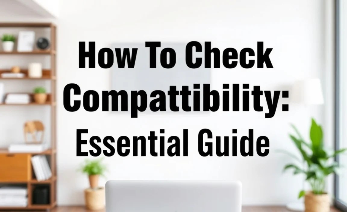 How To Check Compatibility: Essential Guide
