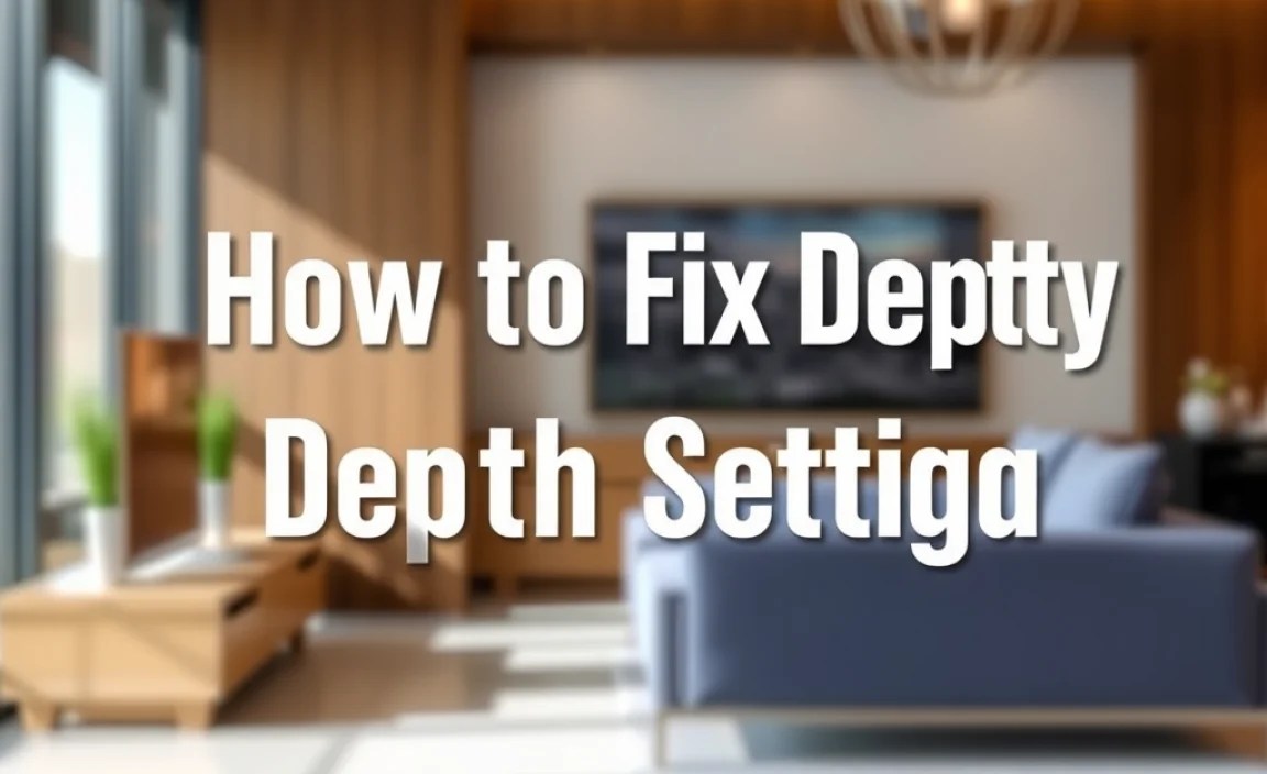 How to Fix Depth Setting: Proven Solution