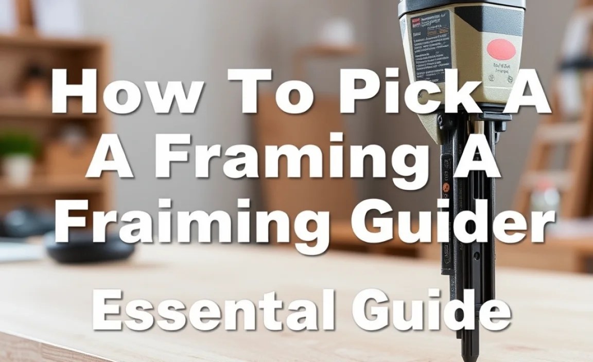 How To Pick A Framing Nailer: Essential Guide