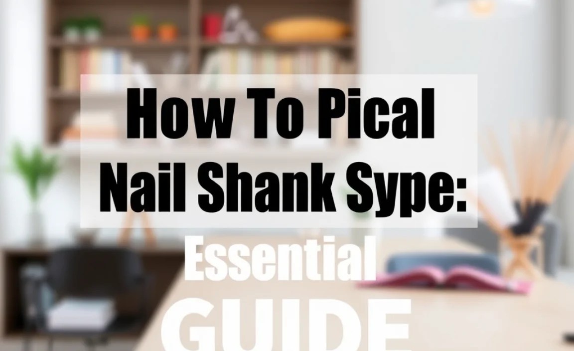 How To Pick Nail Shank Type: Essential Guide