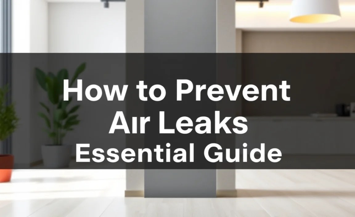 How to Prevent Air Leaks: Essential Guide