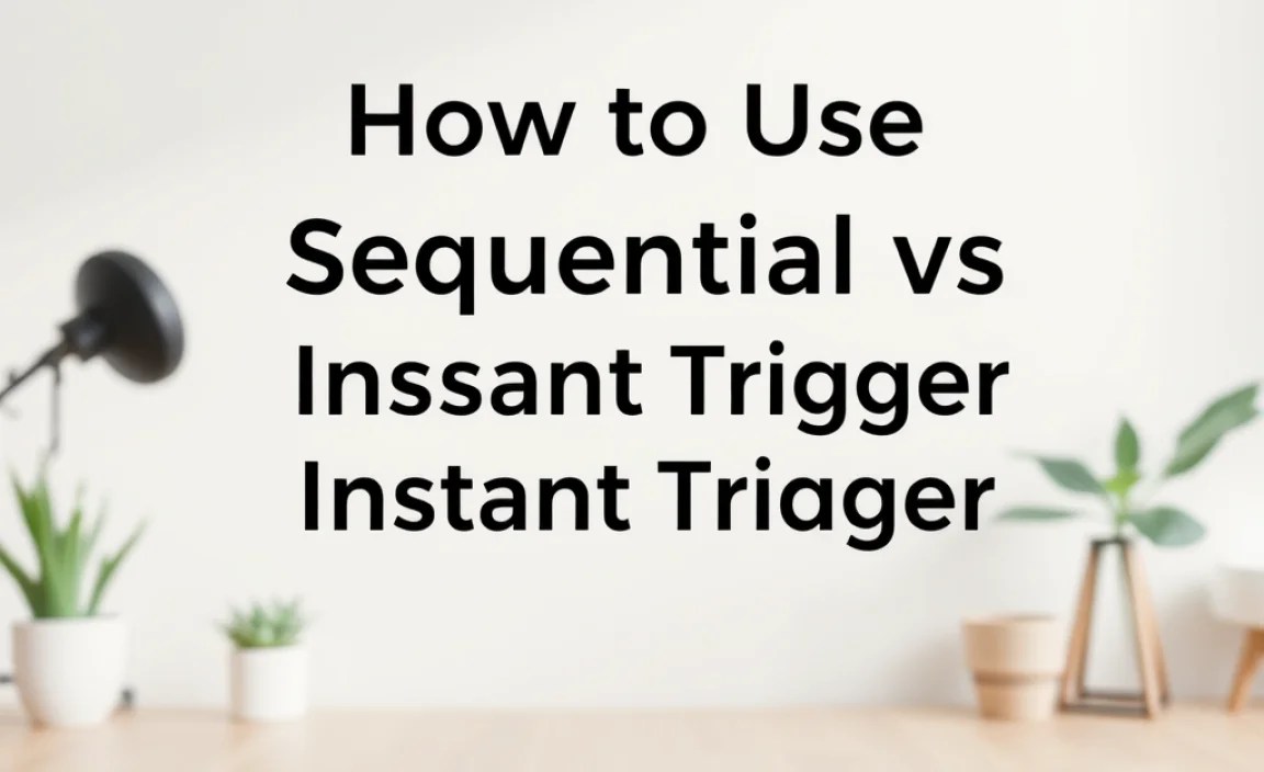 How to Switch Between Trigger Modes