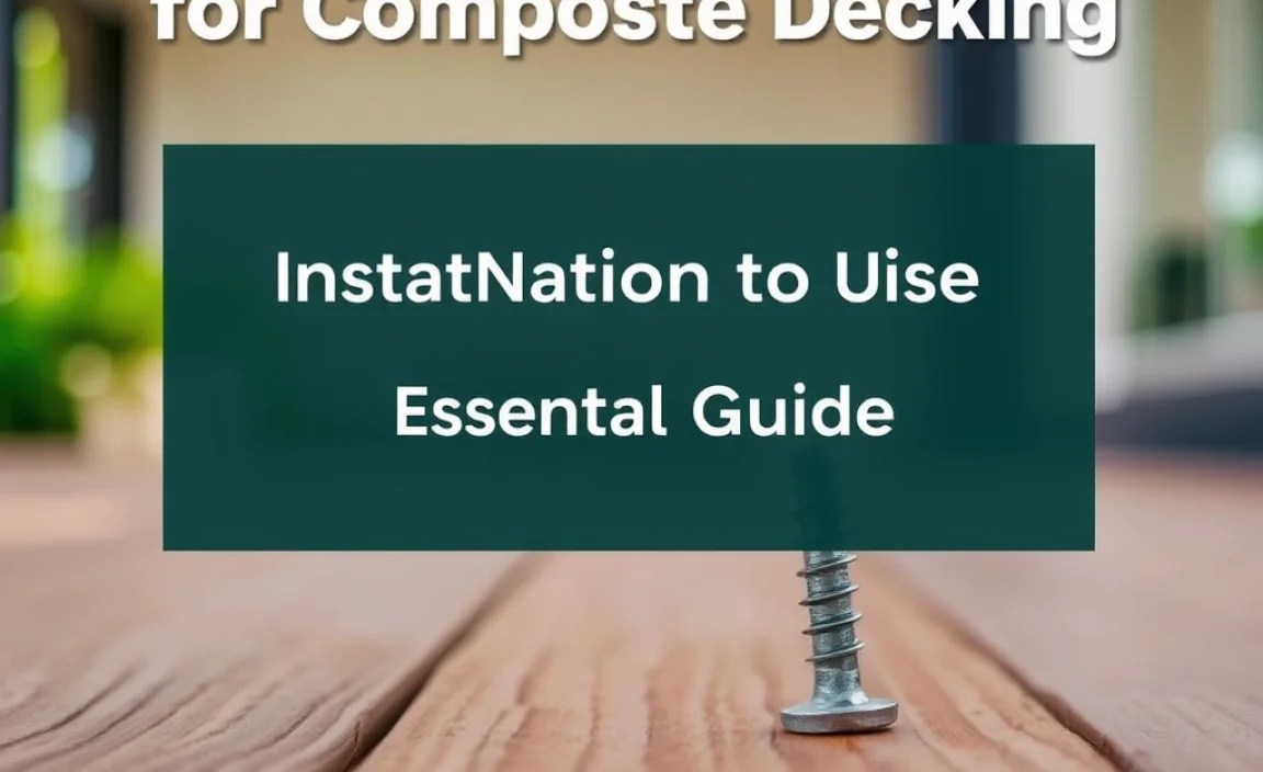 Installation Guide: Using the Right Fasteners Effectively