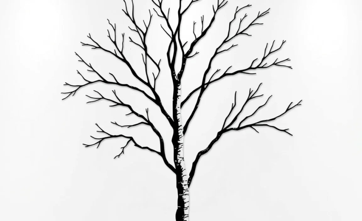Materials Needed for Making Birch Tree Wall Decals