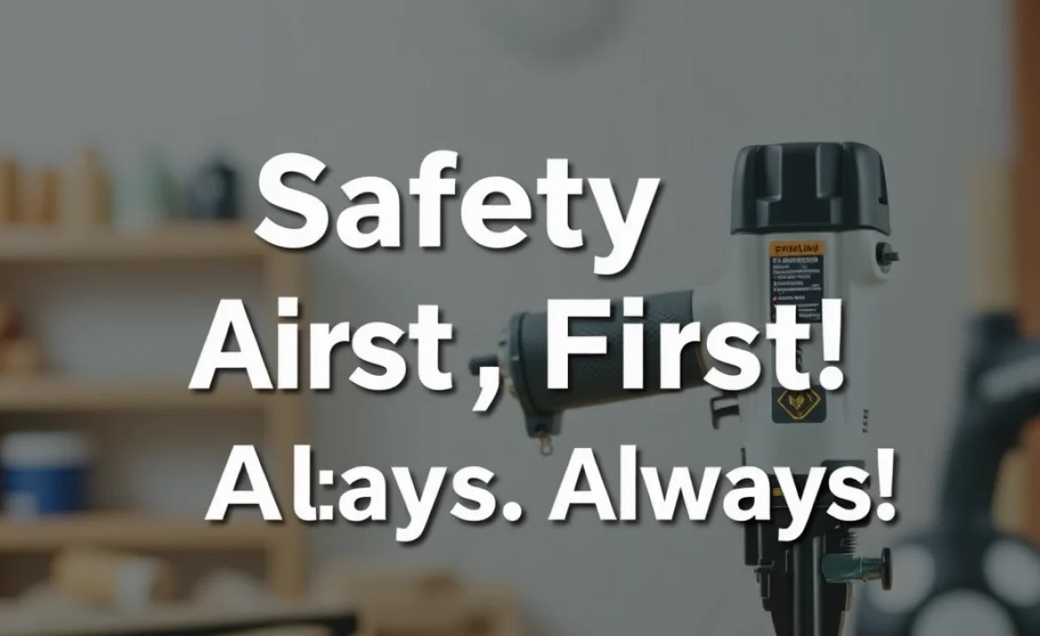 Safety First, Always!