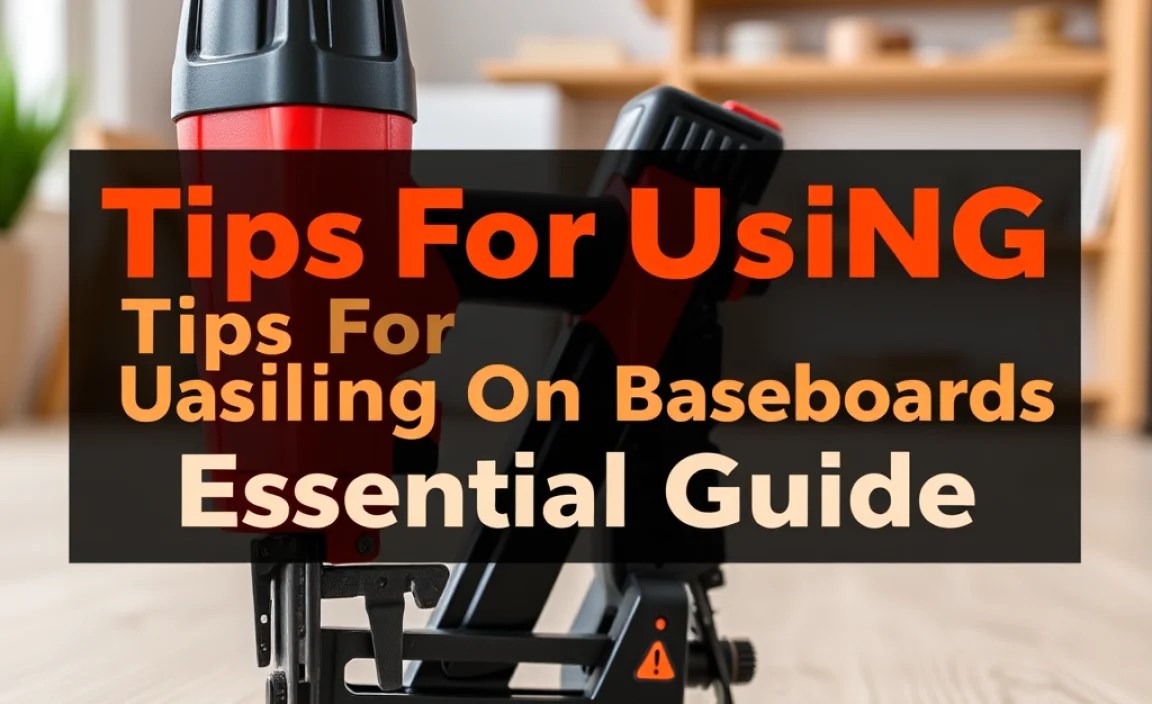 Tips For Using A Nailer On Baseboards: Essential Guide