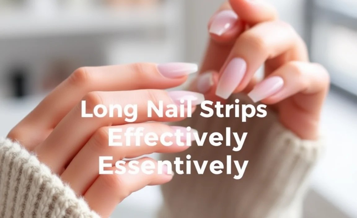 Tips for Using Long Nail Strips Effectively