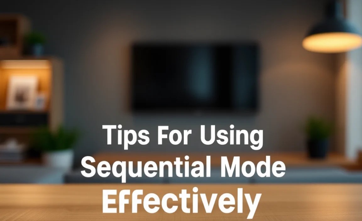 Tips for Using Sequential Fire Mode Effectively