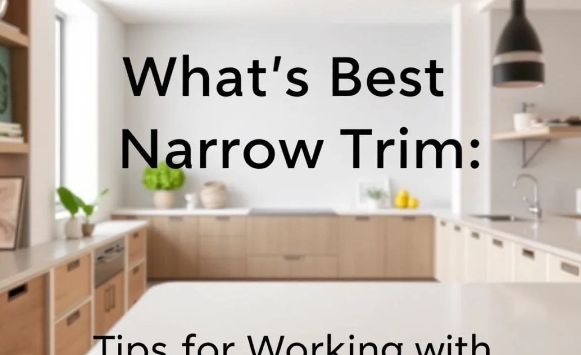 Tips for Working with Narrow Trim