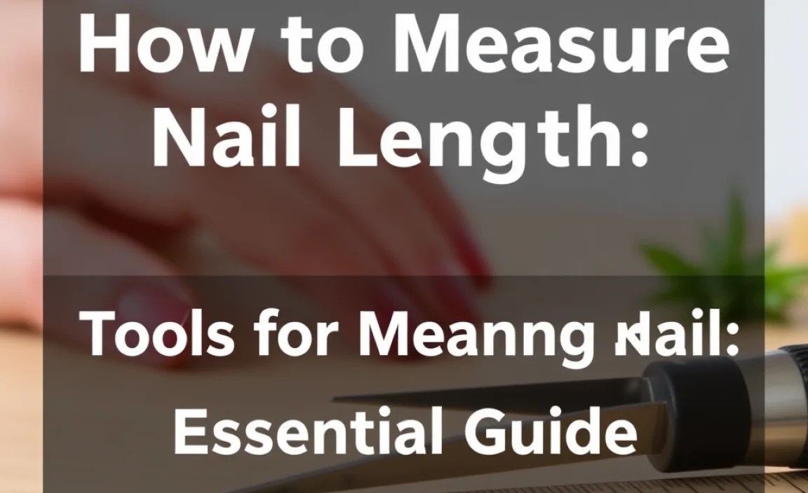 Tools for Measuring Nails