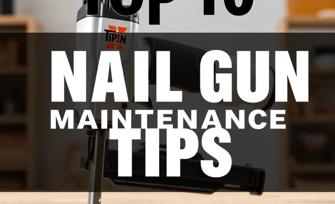 Top 10 Nail Gun Maintenance Tips: Essential Guide