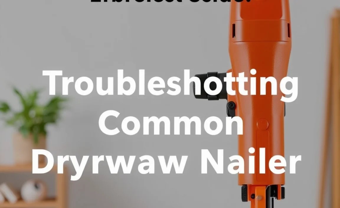 Troubleshooting Common Drywall Nailer Issues
