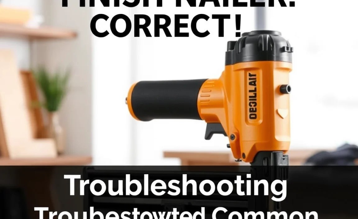 Troubleshooting Common Finish Nailer Problems