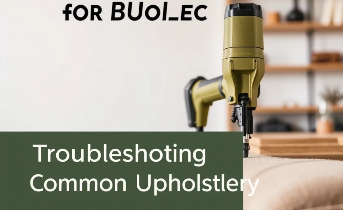 Troubleshooting Common Upholstery Issues