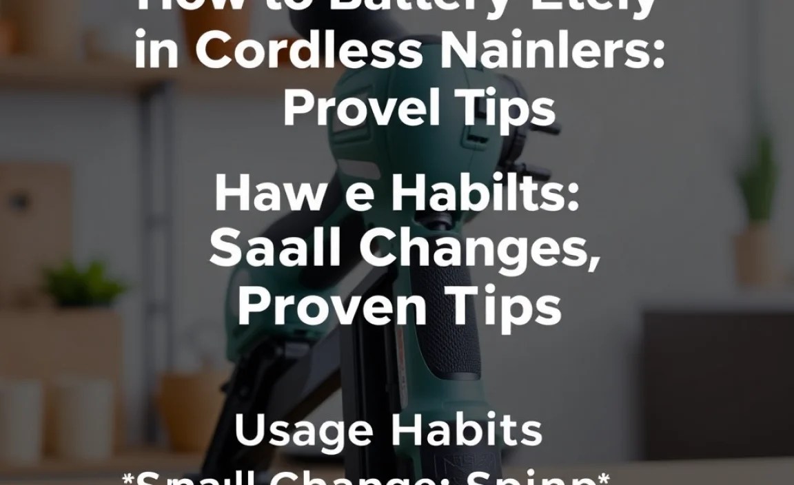 Usage Habits: Small Changes, Big Impact