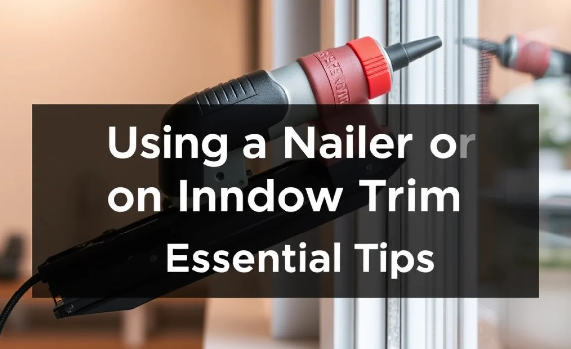 Using a Nailer on Window Trim: Essential Tips