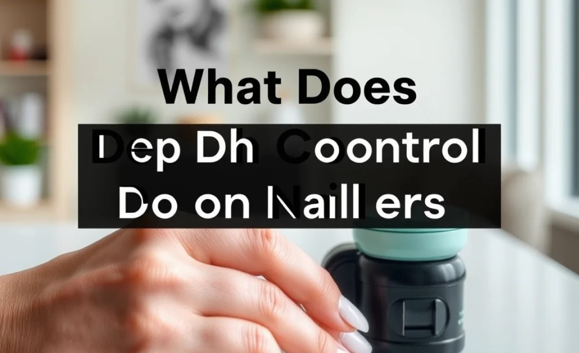 What Does Depth Control Do on Nailers: **Essential** Guide