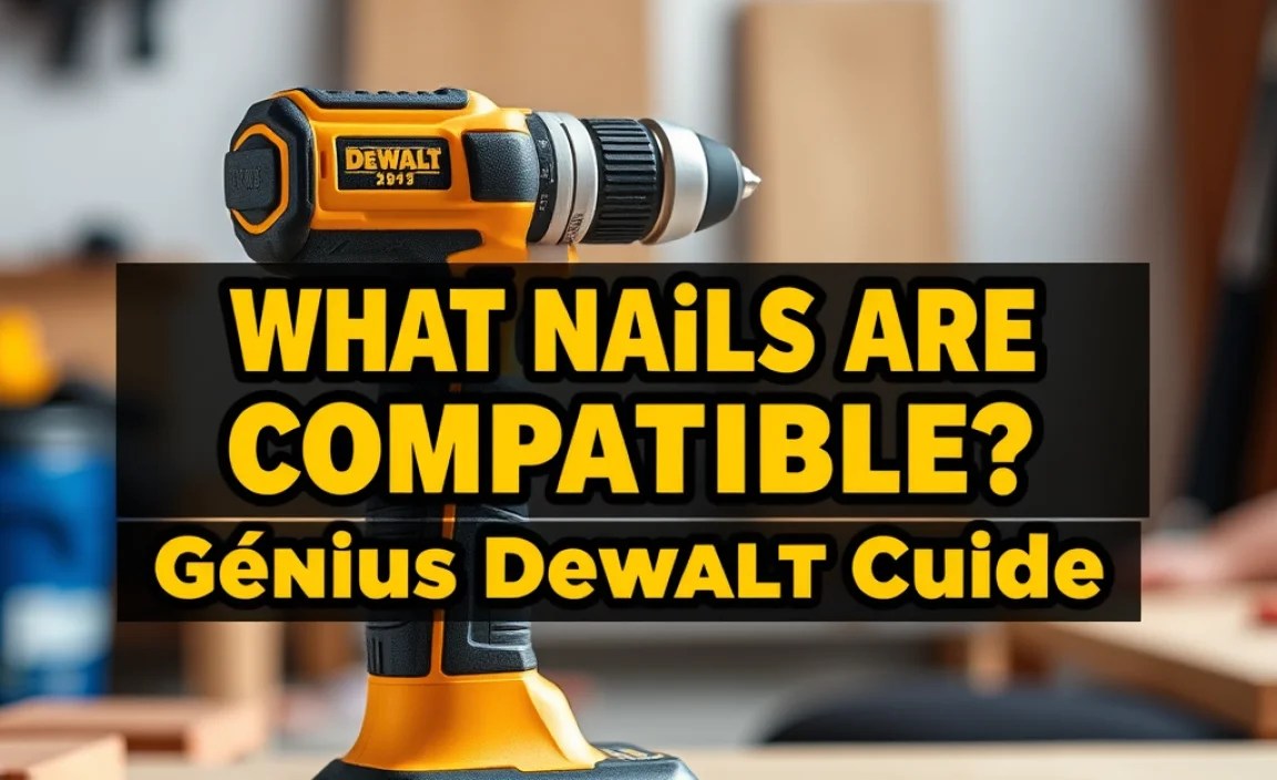 What Nails Are Compatible? Genius Dewalt Guide