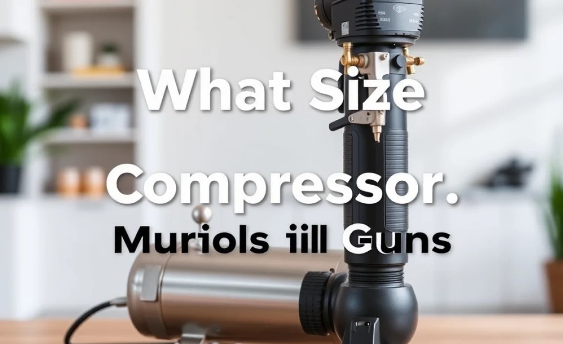 What Size Compressor for Multiple Nail Guns: Genius Airflow