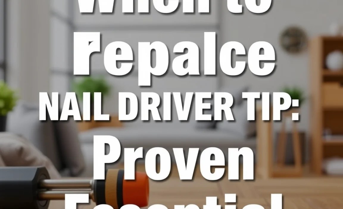 When to Replace Nail Driver Tip: Proven Essential
