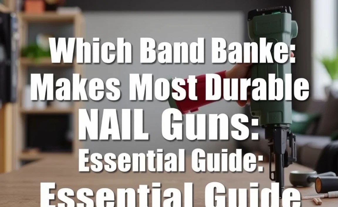 Which Brand Makes Most Durable Nail Guns: Essential Guide