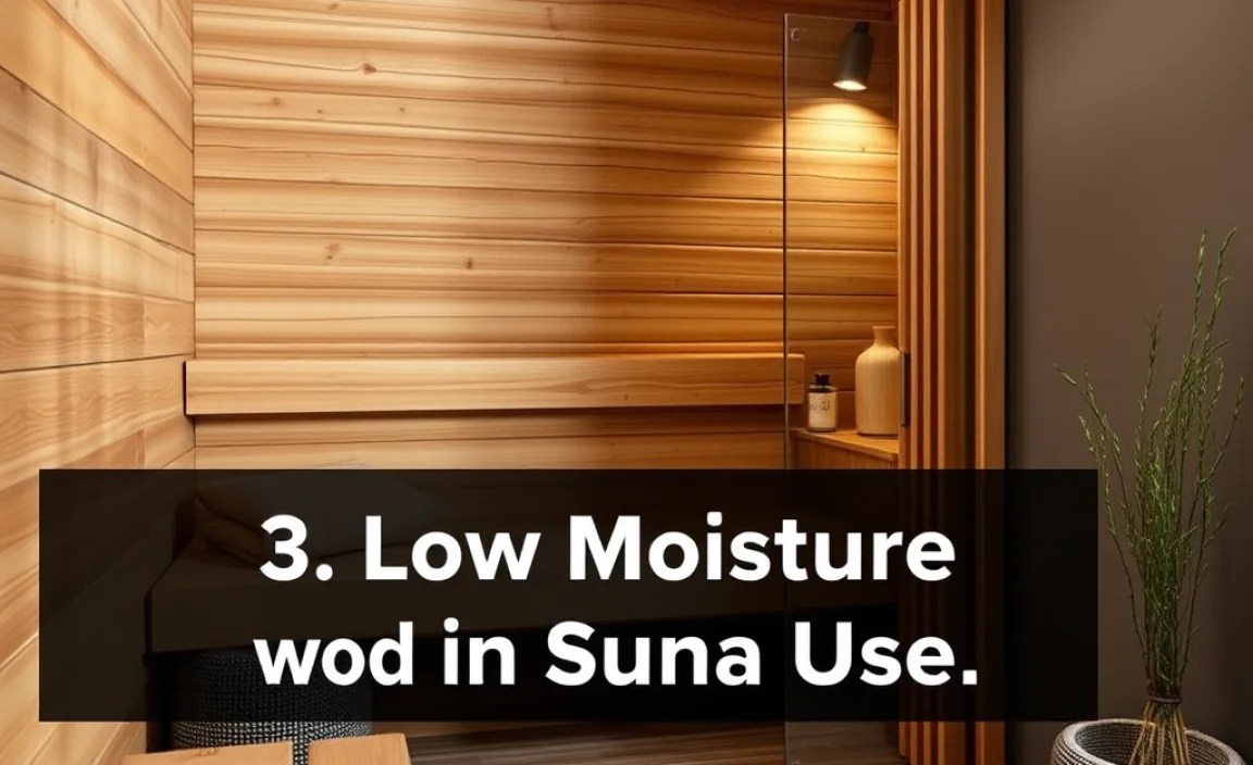 3. Low Moisture Absorption