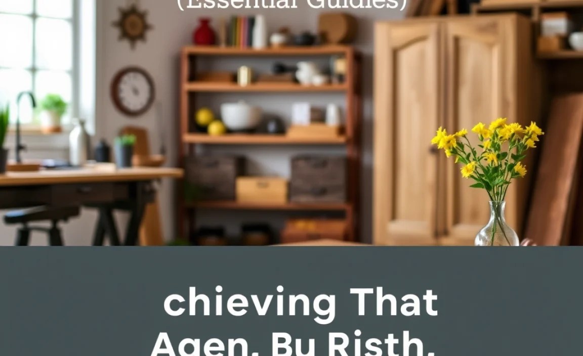 Achieving That Aged, Rustic Finish
