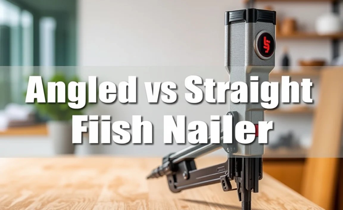 Angled vs Straight Finish Nailers: Essential Guide