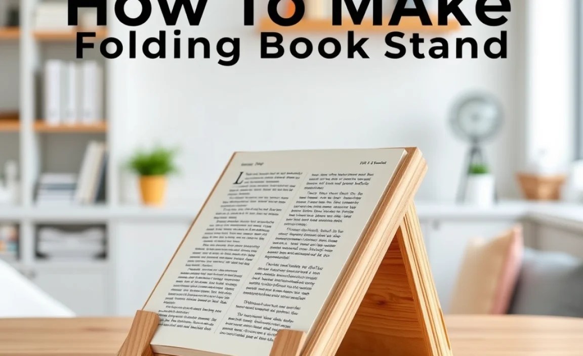Assembling Your Folding Book Stand: Step-by-Step
