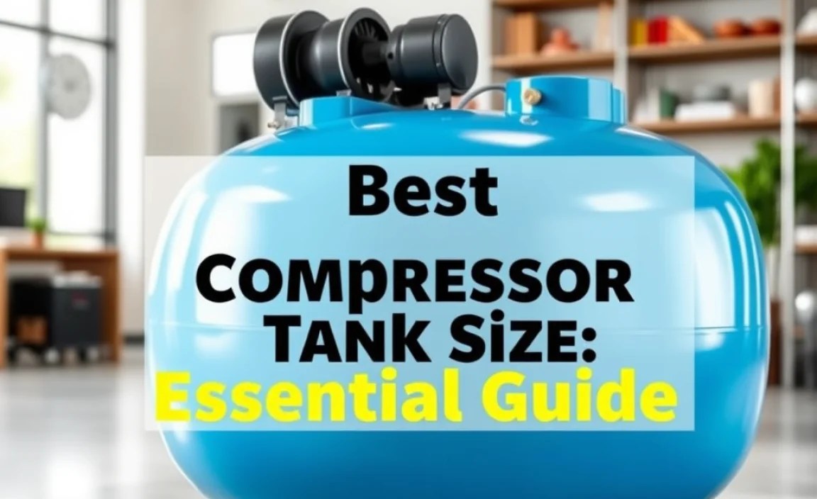 Best Air Compressor Tank Size: Essential Guide