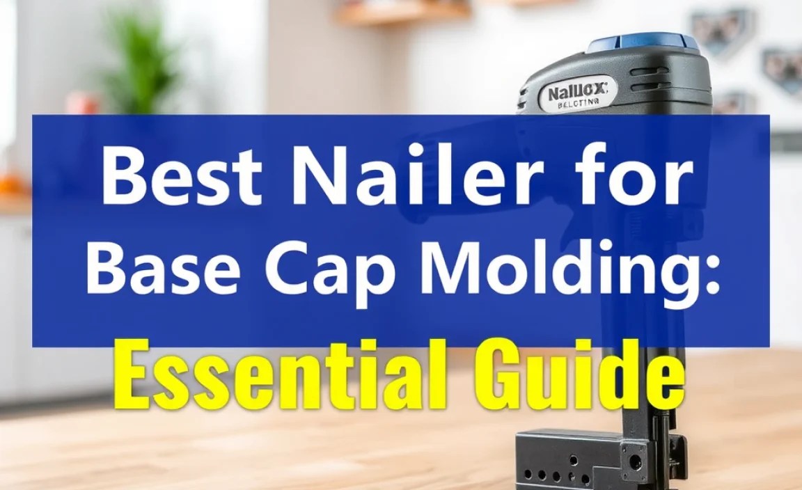 Best Nailer for Base Cap Molding: Essential Guide