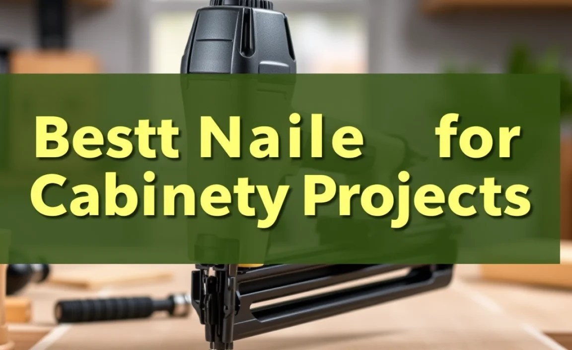 Best Nailer for Cabinetry Projects: Essential Guide