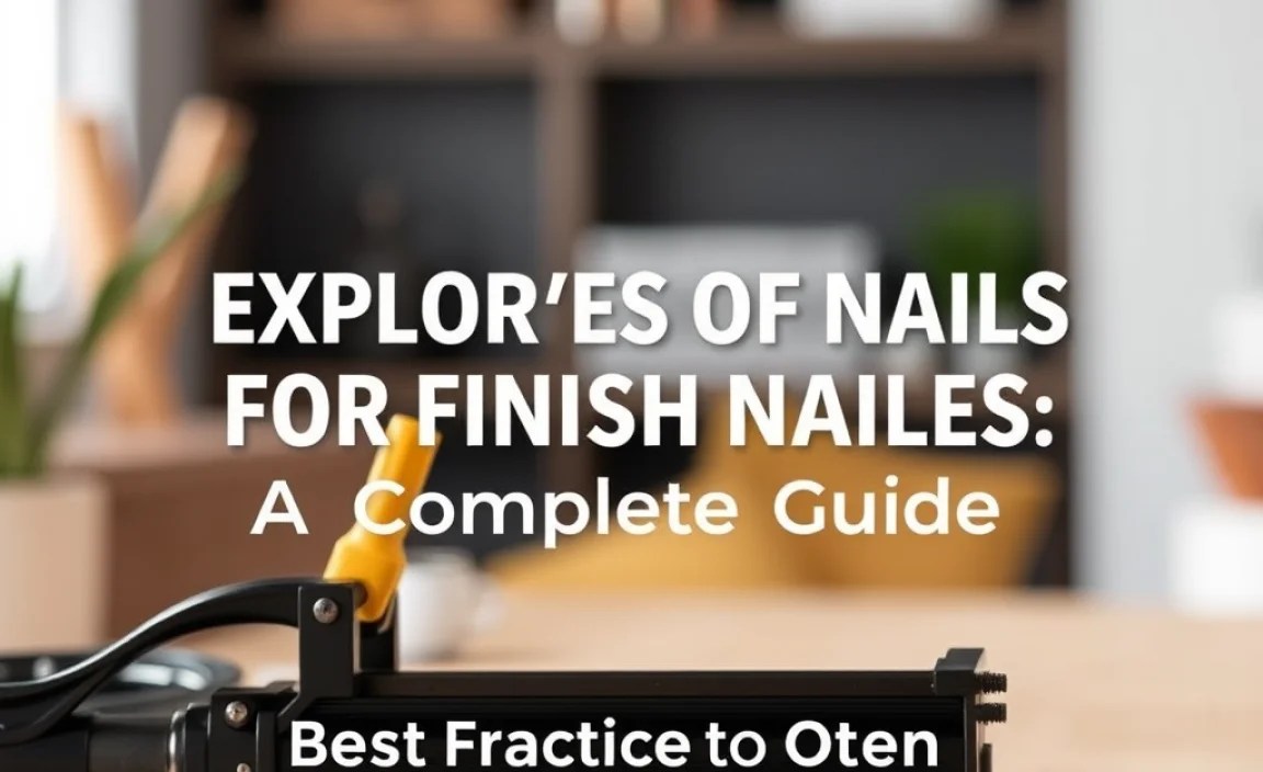 Best Practices for Using Finish Nails