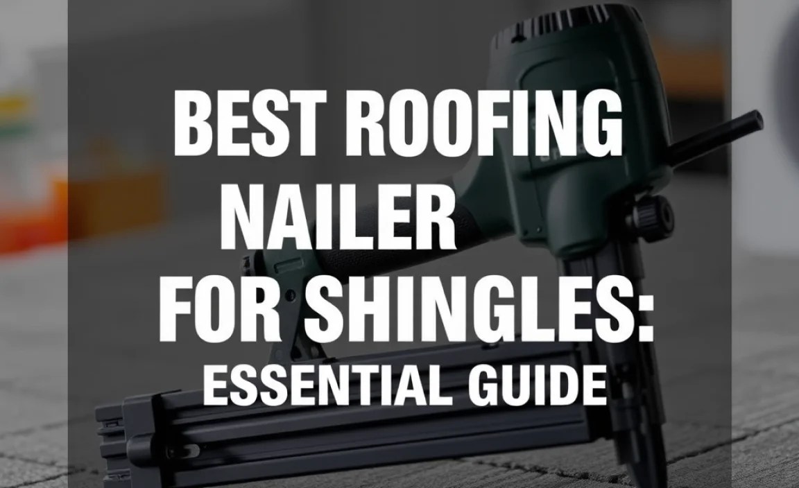Best Roofing Nailer For Shingles: Essential Guide