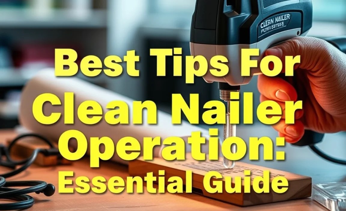 Best Tips For Clean Nailer Operation: Essential Guide