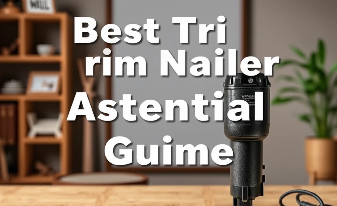 Best Trim Nailer For Artwork Frames: Essential Guide