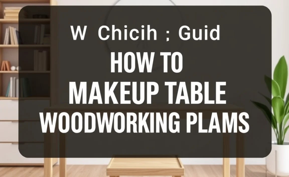 Building the Makeup Table Frame